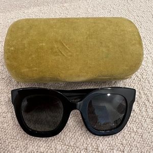 Gucci Black Oversized Sunglasses